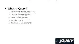 1 - Introduction - Why use jQuery.wmv