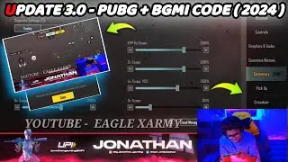 UPDATE 3.0 | JONATHAN SENSITIVITY | JONATHAN SENSITIVITY CODE | JONATHAN CONTROL CODE | PUBG/BGMI