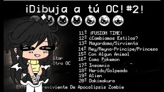 °•Dibuja tu oc 2//gacha life// (25xAgusx25 UwU)•°