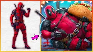 XXL Avengers:  Marvel & DC Heroes in a Plus Size Showdown! 💥🍔
