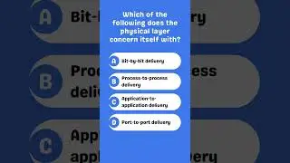 Which of the following does the physical layer concern itself with?