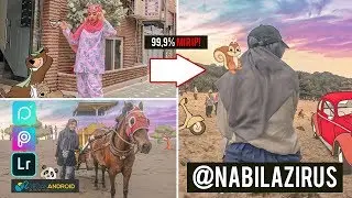 How to Edit Photos Like @Nabilazirus on Android | Lightroom, Picsart, Picnic