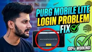 Pubg Mobile Lite Login Error Fix in 1 Minute | How To Login Pubg Lite Old & New Account 