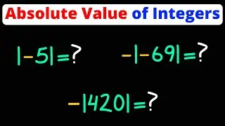 Absolute Value of Positive & Negative Numbers | Integers | Eat Pi