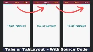 How to create Tab or TabLayout in android studio | Android studio