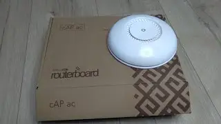 Обзор комплекта поставки WiFi точки доступа MikroTik cAP ac