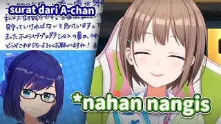 Tanggapan Nodoka tentang pemberitahuan A-chan yang pensiun