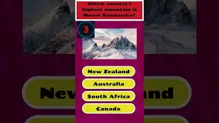 Which Country's Highest Peak is Mount Kosciuszko? 🌏🏔️