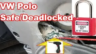 VW Polo safe/dead locked rear doors, central locking issues. Fault finding and repair.