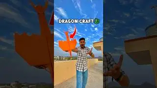 I Made Dragon Plane For Kids ✈️ #shorts #papercraft #paperplane