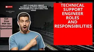 Technical Support Engineer - Roles and Responsibilities @support #techsupport