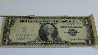 1935 c One Dollar Silver Certificate