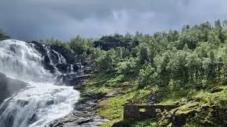 Kjosfossen waterfall @ Norway(1)
