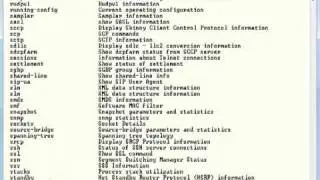 navigating through command line   of a cisco router