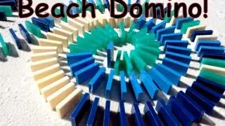Dominoes On The Beach!