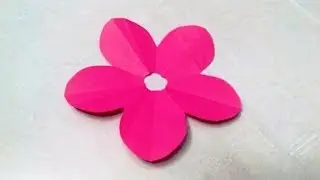 How to make a KIRIGAMI paper blossom flower - 2