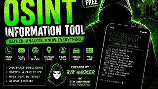 😈osint termux Rick.py file termux number🕵 information tool osint tools