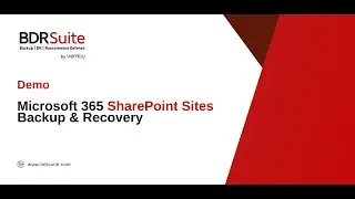 How to Backup and Restore Microsoft 365 SharePoint Sites