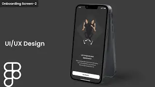 App Onboarding Screens (UI&UX design) - Figma tutorial | 02 | Onboarding Screen Figma