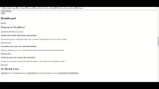 WordPress Admin Panel DeshBord Not Logding |  WordPress Dashboard not Showing