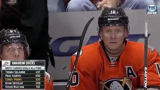 Corey Perry scores NHL career goal number 300 | November 11, 2015 | Ducks vs. Oilers