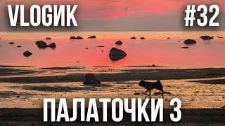 VLOGик#32. ОТДЫХ В ЛЕНИНГРАДСКОЙ ОБЛАСТИ С ПАЛАТКОЙ. ФИНСКИЙ ЗАЛИВ.