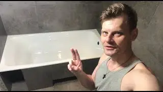 ВИДЕО УРОК : КАК СДЕЛАТЬ КОРОБ ПОД ВАННУ С НИШАМИ. КЕРАМОГРАНИТ 60Х60