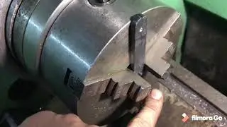 Деталь шатун . Розточка в 3 кулачковому патроні