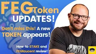FEG Updates! What's the FEGfaucet, how to STAKE, and a BRAND NEW Token appears! What is it?!?