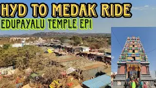 Hyderabad To Medak Drive Telugu #Vlog Ep1 | Ride to Edupayala Vana Durga Temple | #ARKTravelogue