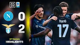 Super Lazio, Napoli slump: Napoli-Lazio 0-2 | Serie A Enilive | DAZN Highlights