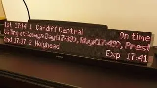 Live rail departure board