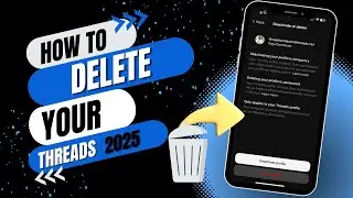 How to delete threads Permanently in 3 minutes | Tamil