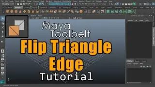 The Maya Toolbelt - Flip Triangle Edge (Maya 2024)