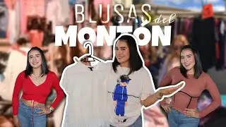 ENCONTRE BLUSAS PARA SALIR EN EL TIANGUIS EN $10 PESOS  😱#tianguis #ropadesegundamano #ropadepaca