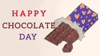 Happy Chocolate day #art #drawing #class_of_arts
