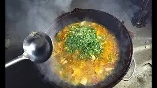 ЩИ в КАЗАНЕ на дровишках!