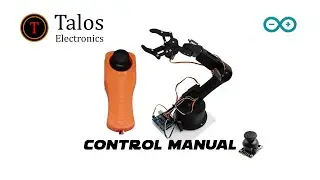 Control manual para kit brazo robot 6 grados de libertad