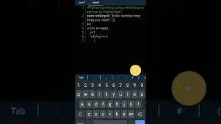Python Pattern program using nested while loop| 