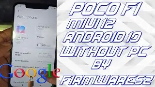 Xiaomi Poco F1 FRP Bypass Without PC by Firmwaresz || Andoid 10 || Miui 12 || Android Patch 1-9-2020