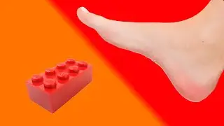 When you step on a lego