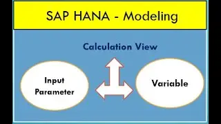 Difference between input parameter and variable in SAP HANA | input parameter vs variable sap hana