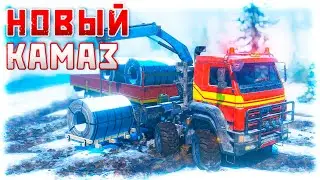 НОВЫЙ КамАЗ 7330 для НОВЫХ карт 🚚 SnowRunner моды | Все машины