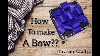 How to make easy paper bow | step by step process