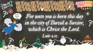 Luke 2:11 Christmas Bible Verse || Bible Verse || Christian Projects