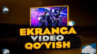 KOMPYUTER EKRANIGA VIDEO QO'YISH // FONGA RASM EMAS VIDEO QO'YISH