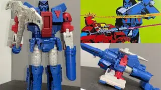 How to transform leader class comic universe Straxus. Transfromers 40th anniversary special edition