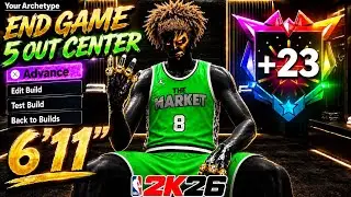 THE RETURN to BLACK MARKET on THE ULTIMATE *NEW* END GAME 5 OUT CENTER BUILD NBA 2K26!