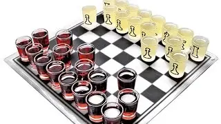 Пьяные шахматы. Подарочный набор для настоящих оригиналов!