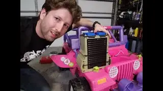 Barbie Jeep gets Supercharged!